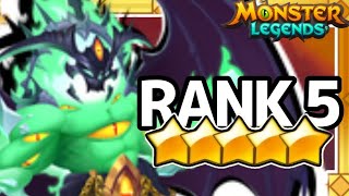 Nebotus Evil Lord Rank 5 Review, I Got 1St With Him. - Monster Legends