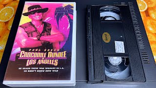 Film Crocodile Dundee In Los Angeles On Vhs. Videotape Review