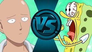 SAITAMA (ONE PUNCH MAN) vs SPONGEBOB SQUAREPANTS! Salt Assault