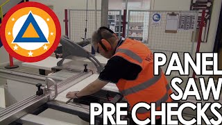 Panel Saw Pre-Operational Checks - Wiseman Institute