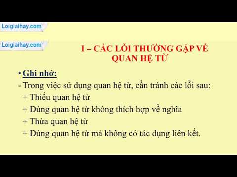 Soạn bài Chữa lỗi về quan hệ từ trang 106 SGK ngữ văn 7 tập 1