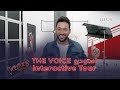 اختر الزوايا التي تريد استكشافها في استديو The Voice