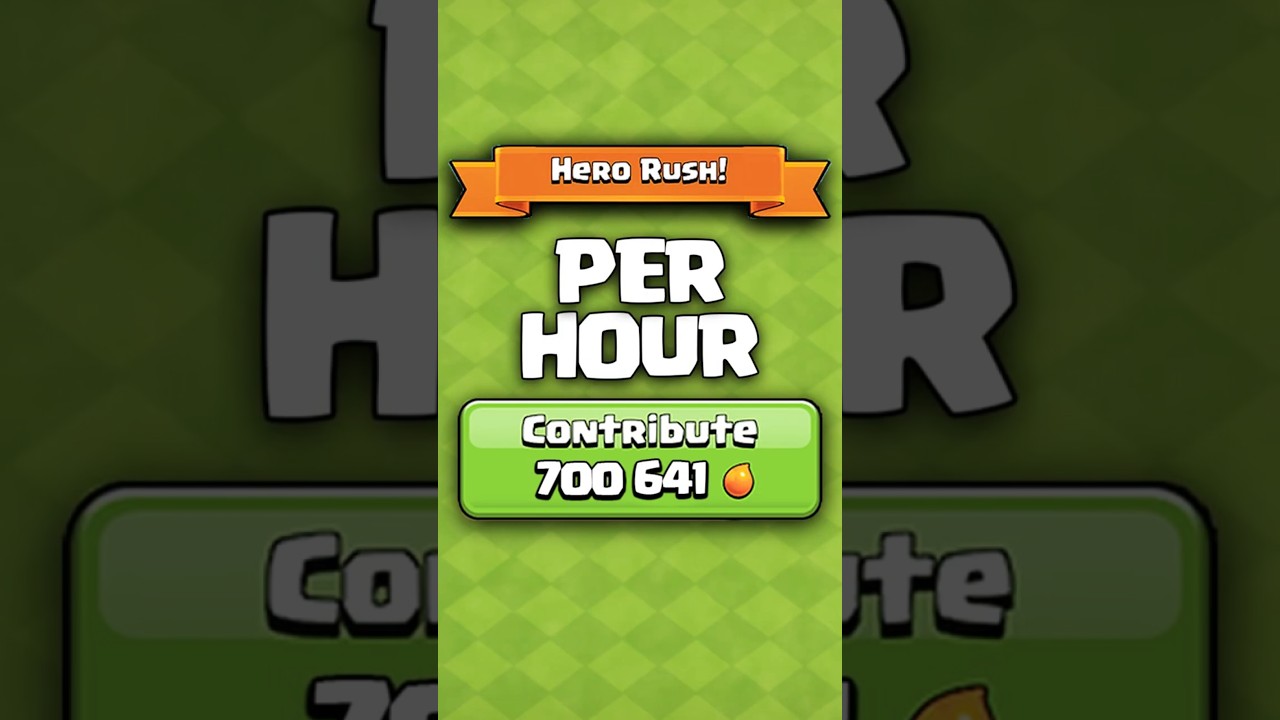 Fast Way to Complete the Hero Rush Event (Clash of Fast Way to Complete the Hero Rush Event (Clash of