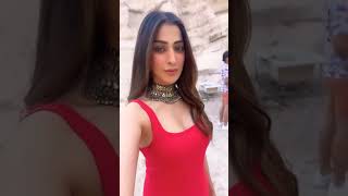 Laxmi Rai Crazy Looks In Beautiful Red Dress