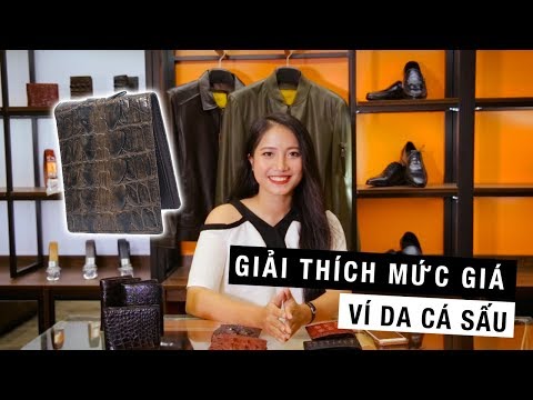 Lý giải các mức giá của ví da cá sấu tại Việt Nam?