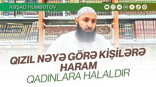 Qizil- Nəyə Görə Qadınlara Olar Kişilərə Olmaz?? Rəşad Hümbətov
