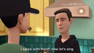 Boris & Clic Caillou Say Shut Up 2 Every1 During Hanifimrananimator & Splashytrash280S B-Daygd