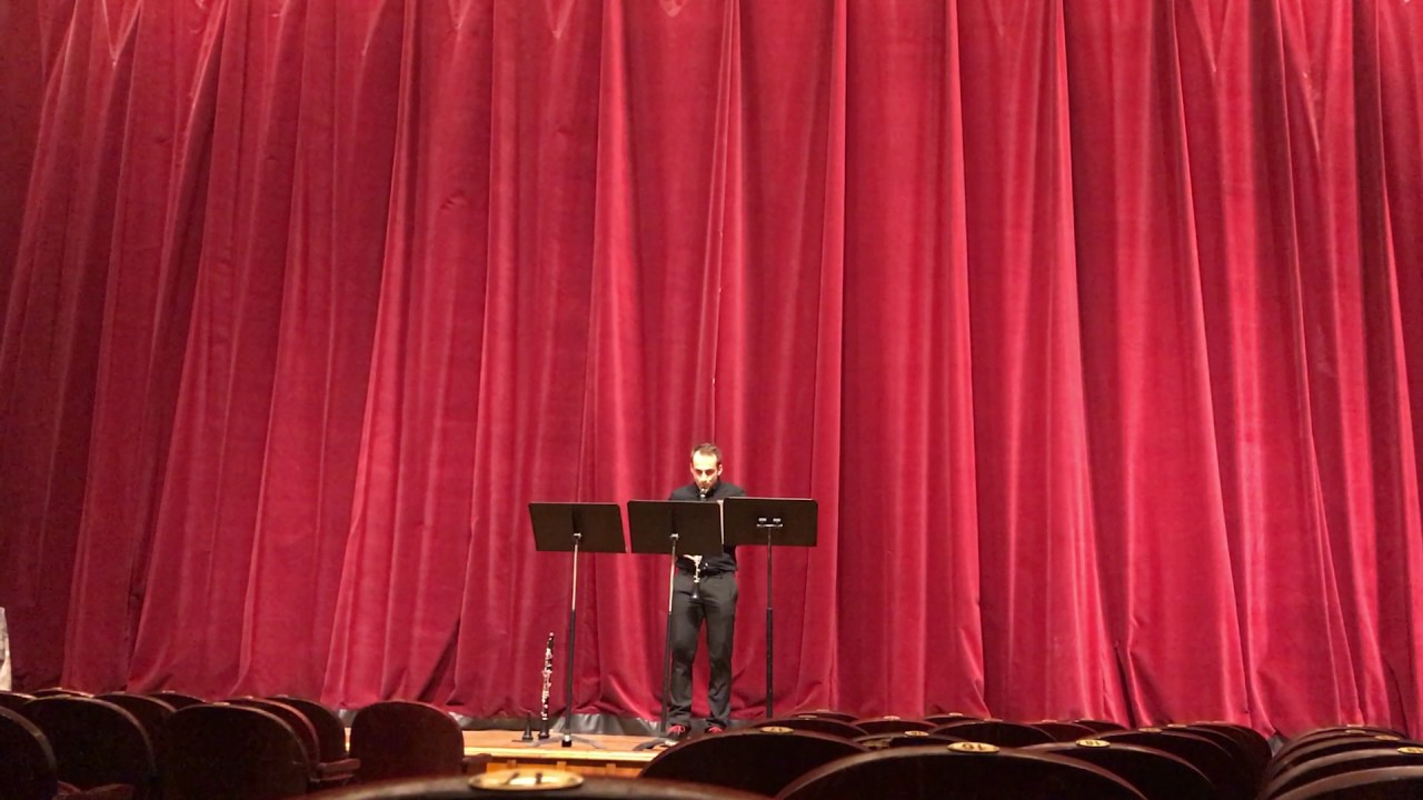 Jorg Widmann Fantasie For Clarinet Solo live