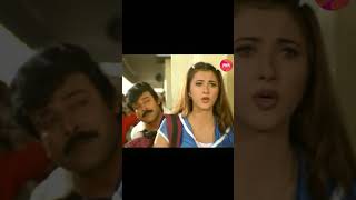 Iddaru Mitrulu Movie Chiranjeevi & Sakshi Shivanand Comedy Scene At Railwaystation Pkrword