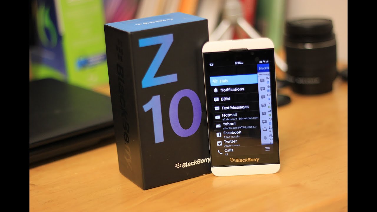 Unboxing en vivo del BlackBerry Z10 #BlackBerry10