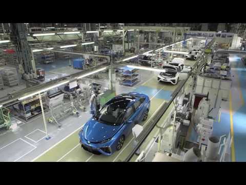 Mirai production line: plant interior and parts picking
