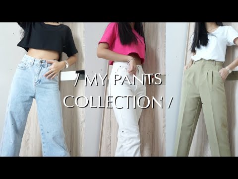Pants collection เปิดกรุกางเกงขายาว ราคาหลักร้อย พร้อมบอกพิกัด!🌷🐰 | THENICH G.