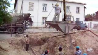 Balkanabat Turkmen Turk Kiz Lisesi Temel Atma Gunu 2005