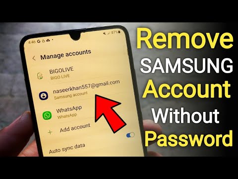 How to Remove Samsung Account without Password | 2024 How to Remove Samsung Account without Password | 2024