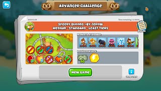 Bloonstd6 Advanced Challenge: Speedy Bloons By Zerow