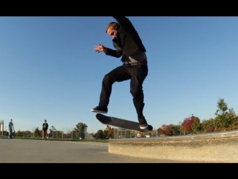 Kickflip Back Tailslide in a Suit!