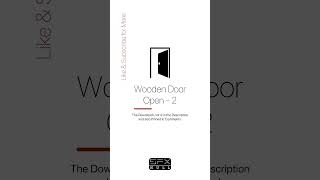 Wooden Door Open Sound Door Sound Effect Door Sfx