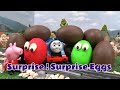 Thomas The Tank Engine Peppa Pig Play Doh 10 Surprise Eggs Cars Huevo Sorpresa Minions Superhero