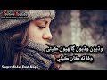 Wafa ta kan kayae 😭 || Wadiyon wadiyon galhyon || Singer Abdul Rauf Magsi Full song with Lyrics