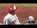 0712 Lamigo桃猿 VS 統一7-ELEVEn獅 七局下，右外野手余德龍準確回傳本壘，將回本壘的高國慶觸殺出局