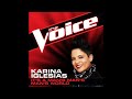 Karina Iglesias: Its a Mans Mans Mans World - The Voice (Studio Version)