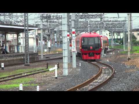 【JR東日本】253系 JR宇都宮線→東武日光線へのデッドセクション風景