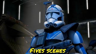 All Clone Trooper Fives Scenes - The Clone Wars