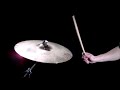Vibration. See the unseen: Cymbal at 1000 frames per second.