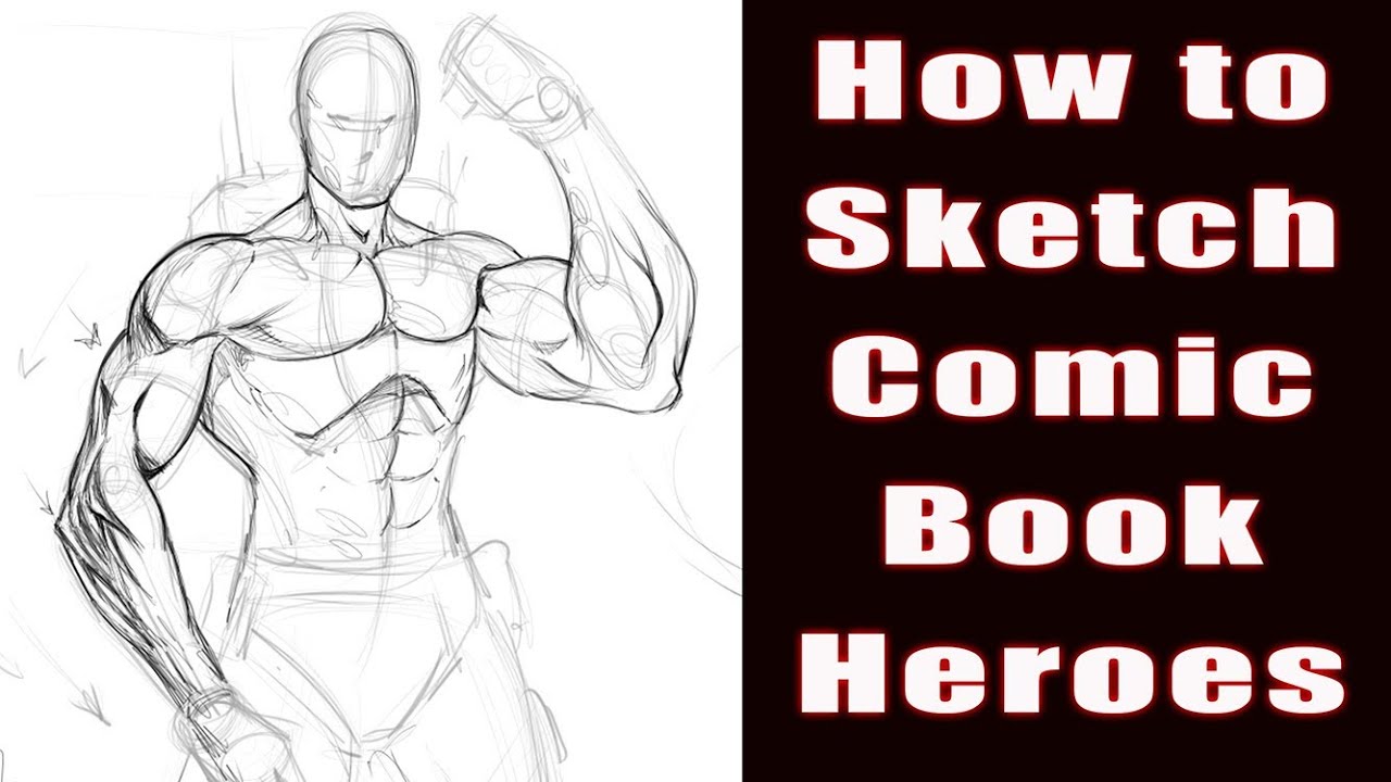How To Draw - Comic book Heroes - Video - YouTube