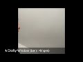 UPVC Window Hinge Repair, solves drafty window issue for Tenants