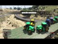 TRACTORES LOCO!! + ESTRATEGIA FALLIDA! - Gameplay GTA 5 Online Funny Moments (Carrera GTA V PS4)