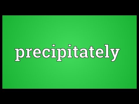 Header of precipitately