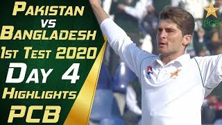 Pakistan vs Bangladesh 2020 | Full Highlights Day 4 | 1st Test Match
