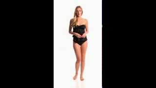 Kenneth Cole Reaction Ruffle-Licious Tiered Tubini Bikini Top Swimoutlet