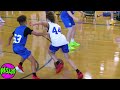 Synceare Simons SHOWS COURT VISION at the 2021 CP3 National Middle School Combine in Chicago