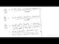 Derivatives of parametric forms. Exercise 5.6-Maths-Session 181