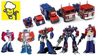 Different Optimus Prime Transformer robot truck toys ???????? ???? robots in disguise