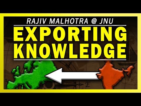 Indian Knowledge Export: Past & Future