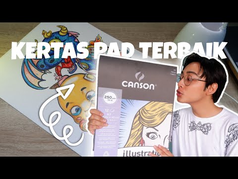 REVIEW KERTAS LUKIS TERBAIK CANSON