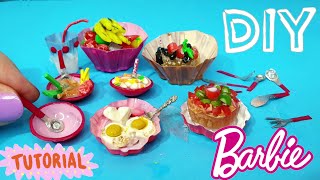 Barbie Minyatür Eşyalar Nasıl Yapılır - Minik Mutfak Eşyaları Yapımı ~ 5 dakikad
