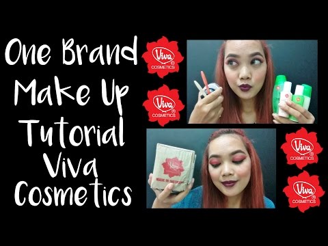 One Brand Make Up Tutorial - Viva Cosmetics || 150K Make Up Challenge || Judith Cholya - YouTube