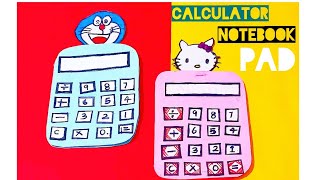 easy cute calculator notebook pad|cute mini diy calculator notebook |