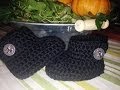 Botas de bebe en crochet - Botas de invierno - Zapatos de bebe - Parte 2: Los Lados de BerlinCrochet