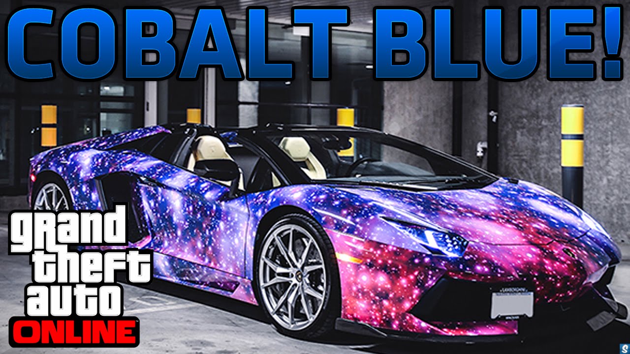 GTA 5 Online RARE "COBALT BLUE" Paint Job! (GTA 5 Paint Job Guide