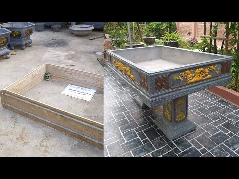 Khuôn chậu cảnh chữ nhật dài 90 cm rộng 130 cm | Khuôn Tổng Hợp