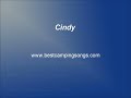 Cindy Cindy Lyrics and Chords