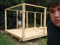 building a shed in under 2 min