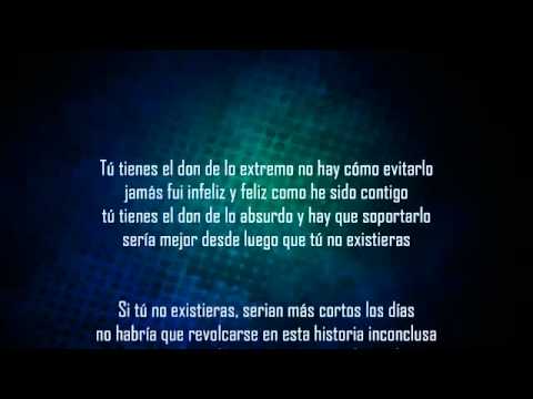 Ricardo Arjona - Si Tú No Existieras [Letra _ Lyrics] [2011].flv