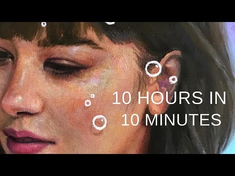 PAINTING TIMELAPSE || Expressive Portrait in Oil - "Drift"