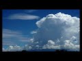 Time lapse of vigorously convecting cumulonimbus (thunderstorm) over the Sandia Mountains (4k)